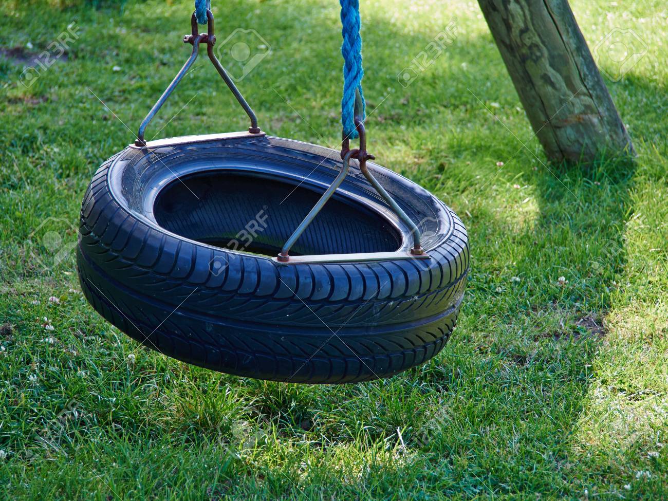 Como Hacer Un Columpio De Llanta Para Niños