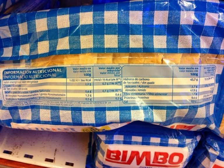 Conoce cuántas calorías tiene el Pan Bimbo y disfruta de una